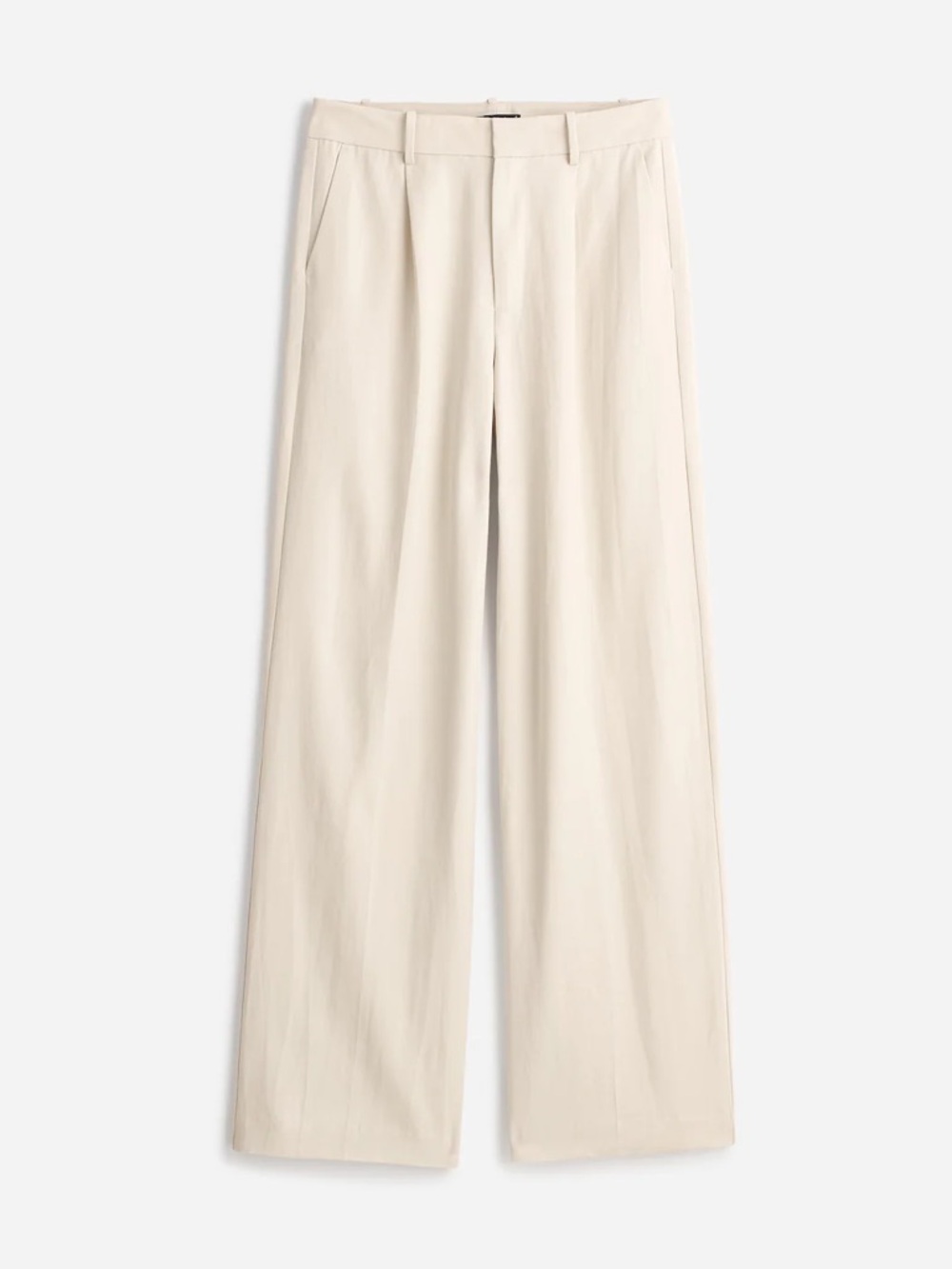 Madewell Slouchy Straight Pleated Pants - Picture 4 of 9